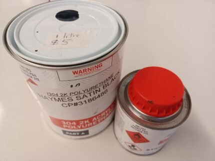 Haymes 304 2K Polyurethane - Black - 1 litre