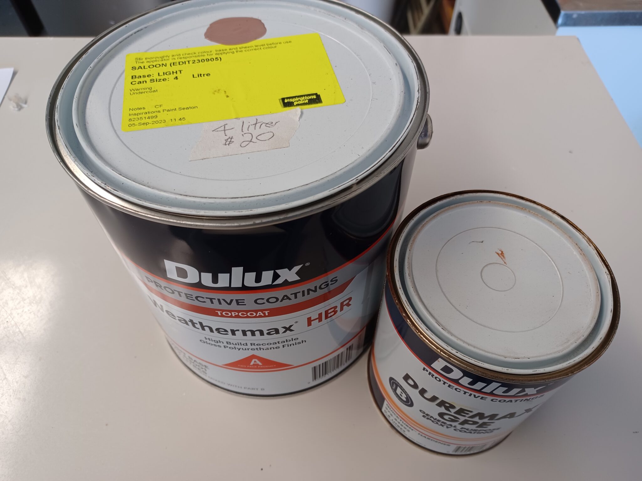 Dulux Weathermax HBR - Saloon - 4 litres - Darryls Discount Paints