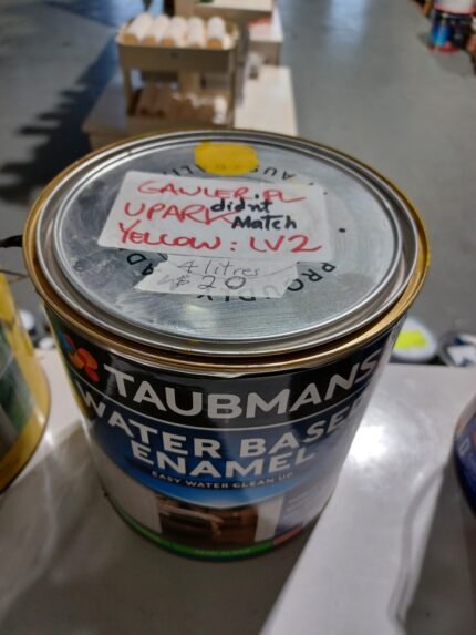 Taubmans Water-based Enamel - Yellow - 4 litres