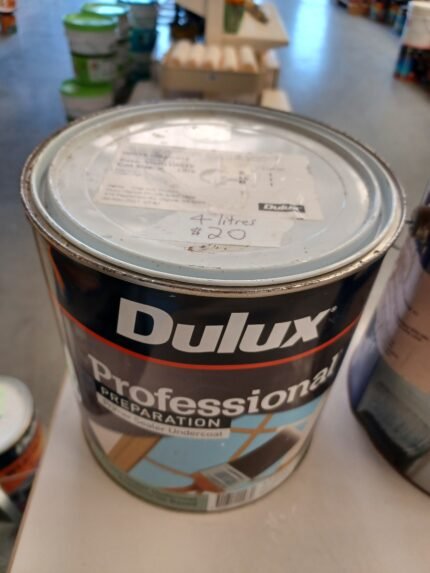 Dulux Professional Preparation - White on White - 4 litres