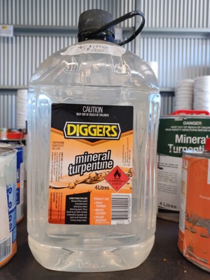 Diggers Mineral Turpentine - 4 litres