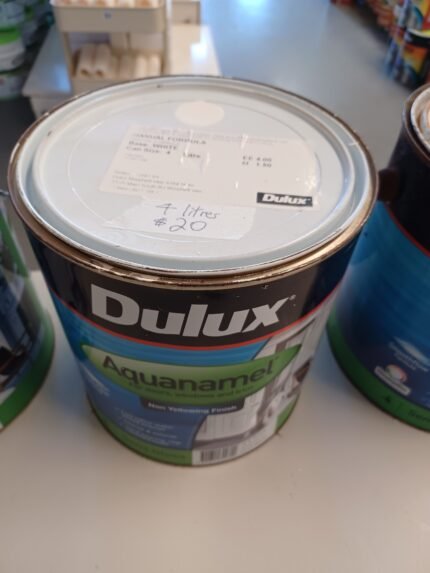 Dulux Aquanamel - White - 4 litres