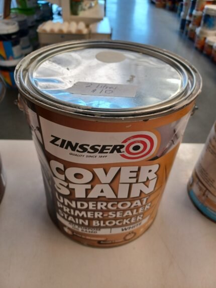 Zinsser - Cover Stain - Undercoat Primer - Sealer Stain Blocker - 2 litres