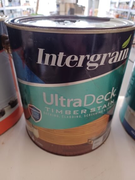 Intergrain - Ultra Deck Timber Stain - Charcoal - 3 litres