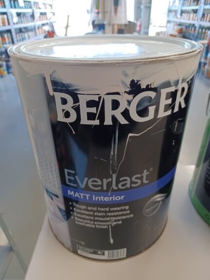 Berger - Everlast Matt Interior - White - 5 litres