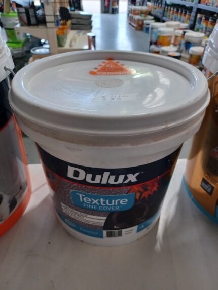 Dulux Texure - Fine Cover - White - 5 litres for $25