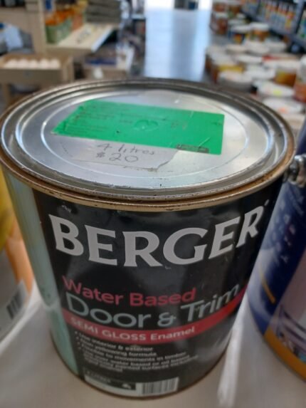 Berger Water-based Door & Trim - Vintage Linen - 4 litres