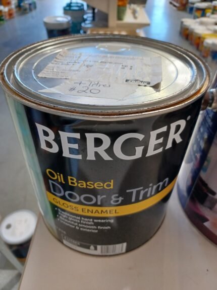 Berger Oil-based Door & Trim - McGinley - 4 litres - $20
