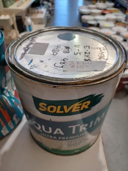 Solver Aqua Trim - Blue - Satin Acrylic Enamel - 3 litres