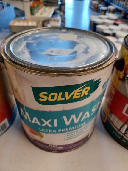 Solver Maxi Wash - White Flat - 500 mil for $2