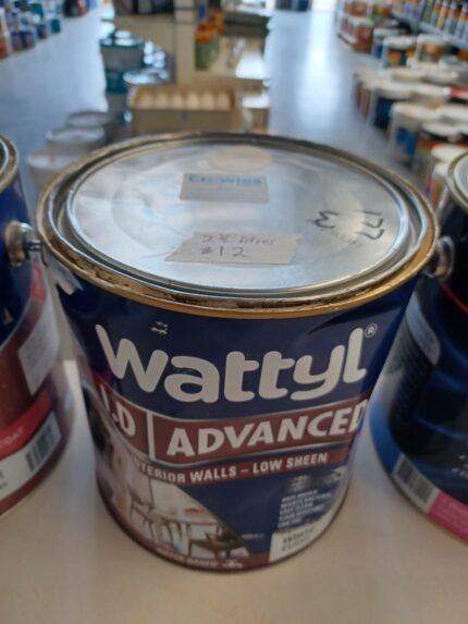 Wattyl ID Advanced - White Low Sheen - 2.5 litres for $12