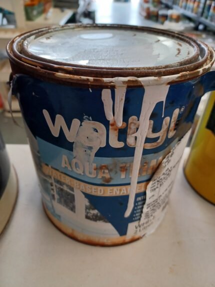 Wattyl Aqua Trim - Powder White - 1.5 litres for $7