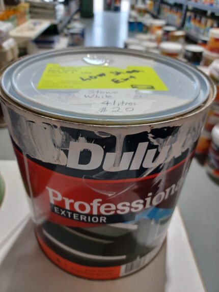 Dulux Professional (Ext) - Stowe White - 4 litres for $20