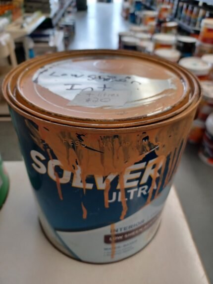 Solver Ultra - Brown Interior Low Sheen - 4 litres for $20