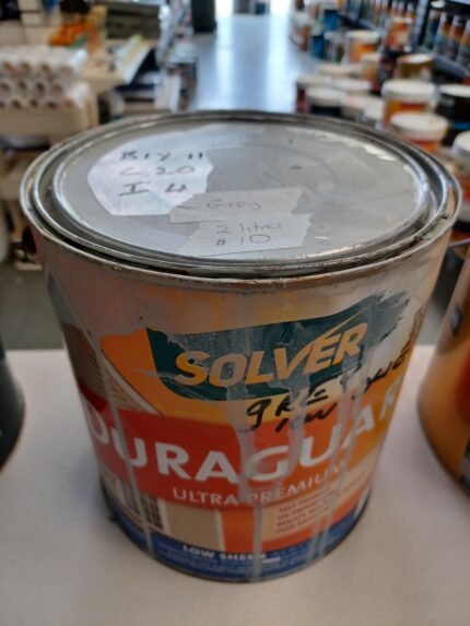 Solver Duraguard - Grey Low Sheen - 2 litres for $10
