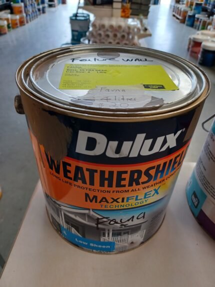 Dulux Weathershield - Fauna - 4 litres for $20