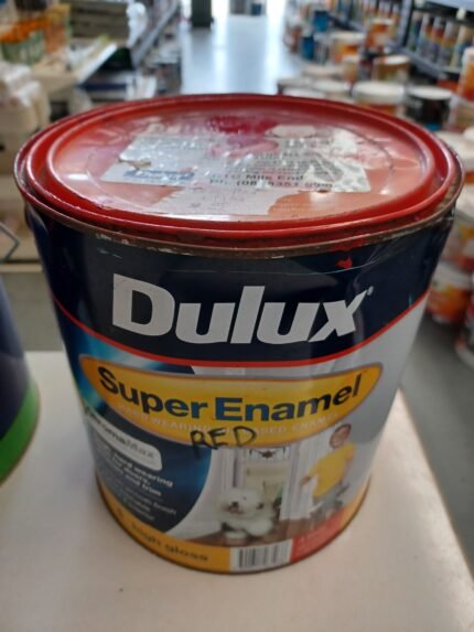 Dulux Super Enamel - Crimson High Gloss - 1 litre - $5