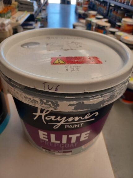 Haymes Elite Precoat - TU6 (light grey) - 5 litres for $25