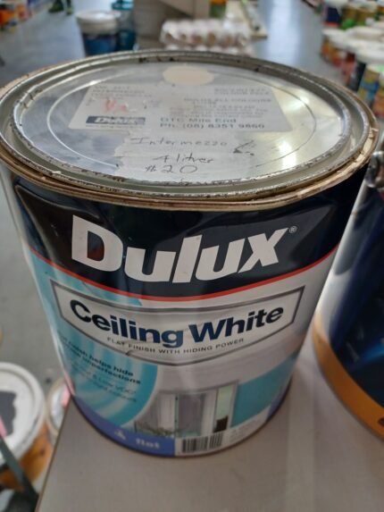 Dulux Ceiling White - Intermezzo - 4 litres for $20