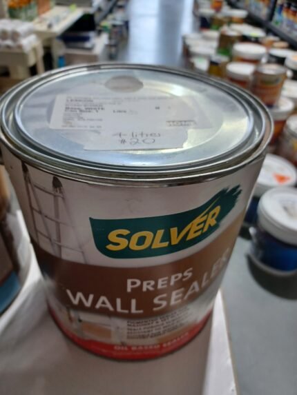 Solver Preps Wall Sealer - Lexicon - 4 litres for $20