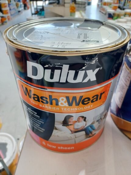 Dulux Wash & Wear - Black Low Sheen - 3 litres for $15
