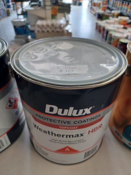 Dulux Weathermax HBR - White Gloss - 2 litres for $10