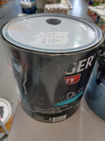 Berger Jet Dry - Deep Charcoal - 3 litres for $15