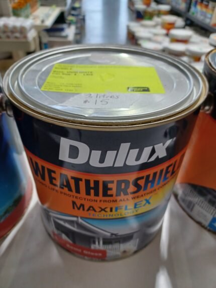 Dulux Weathershield - Rubble Semi Gloss - 3 litres for $15