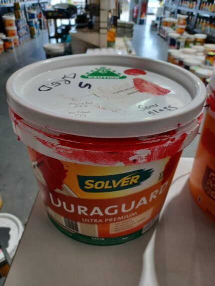 Solver Duraguard - Waratah Red - Satin - 10 litres for $50