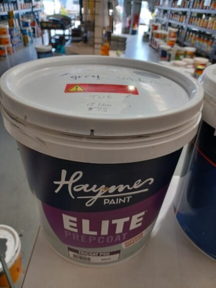 Haymes Elite Prepcoat - TU6 (grey) - 15 litres for $75