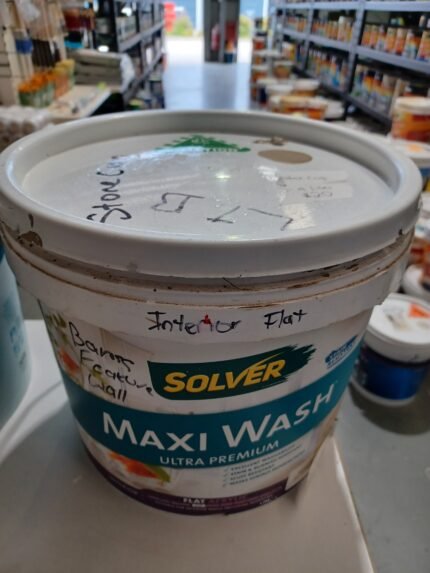 Solver Maxi Wash - Stone Crop - Flat Acrylic - 4 litres for $20