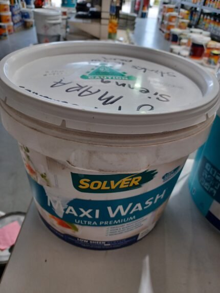 Solver Maxi Wash - White Low Sheen - 8 litres for $40