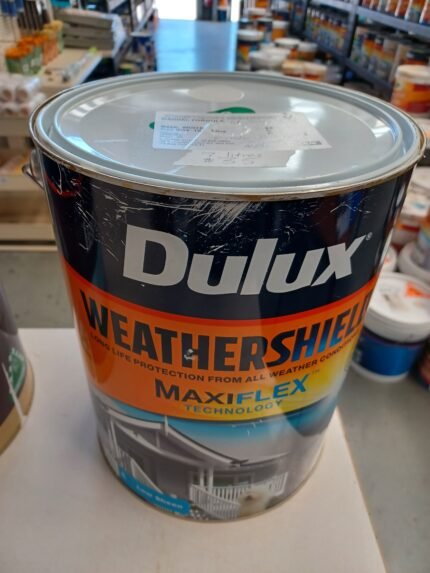Dulux Weathershield - White - Low Sheen - White - 7 litres for $35