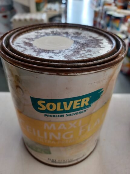 Solver Maxi Ceiling White - Flat Acrylic - 1 litre for $5