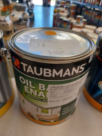 Taubmans - Oilbased Enamel - Golden Yellow - 4 litres $20