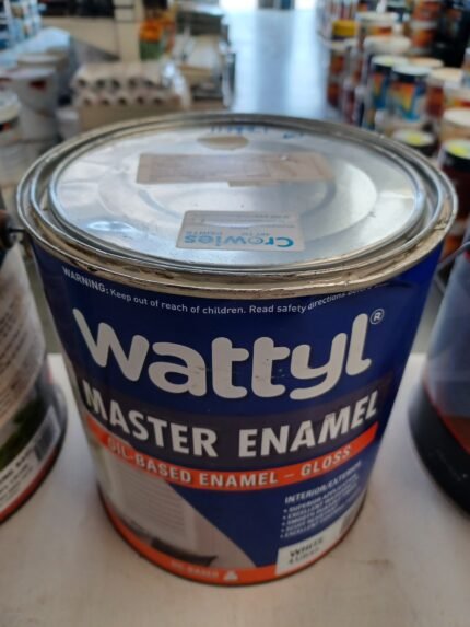 Wattyl Master Enamel - Alabaster Cream - 4 litres for $20