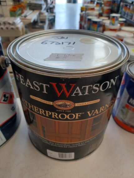 Feast Watson - Weatherproof Varnish - Satin - 1 litre $5
