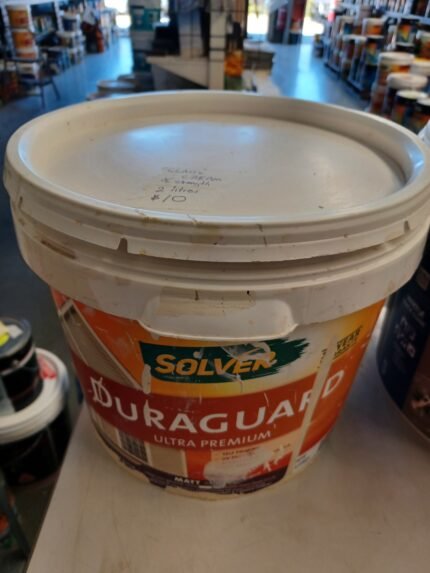 Solver Duraguard - Classic Cream (half str) - 2 litres for $10