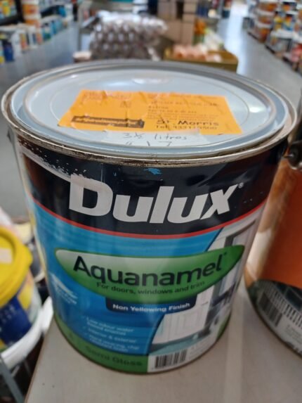 Dulux Aquanamel - Limed White - Semi Gloss - 3.5 litres for $17
