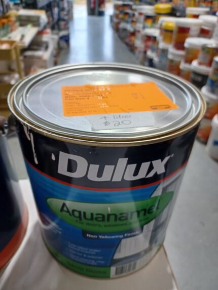 Dulux Aquanamel - Antique White USA - Semi Gloss - 4 litres for $20