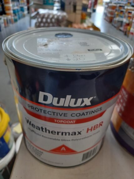 Dulux Weathermax HBR - Monument - 2-pack paint - 4 litres for $20