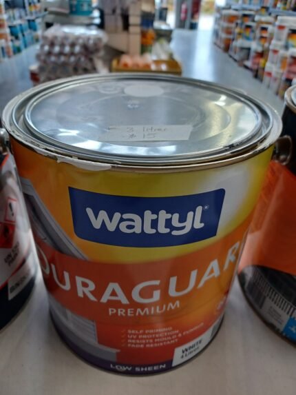 Wattyl Duraguard - White - Low Sheen - 3 litres for $15