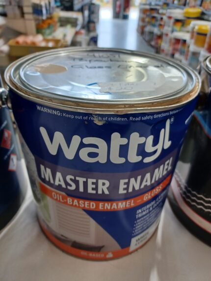 Wattyl Master Enamel - Paperbark - Oil Based Gloss - 4 litres