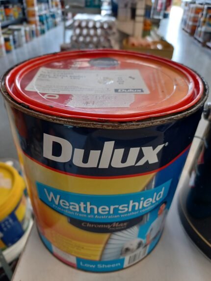 Dulux Weathershield - Black Caviar - Low Sheen - 3 litres for $15