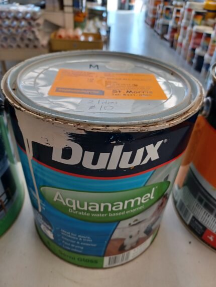 Dulux - Aquanamel - Hog Bristle - Semi Gloss - 2 litres for $10