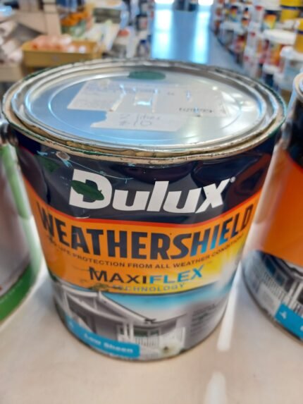 Dulux Weathershield - Mid Green - Low Sheen - 2 litres for $10