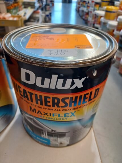Dulux Weathershield - Grand Piano - Low Sheen - 4 litres for $20