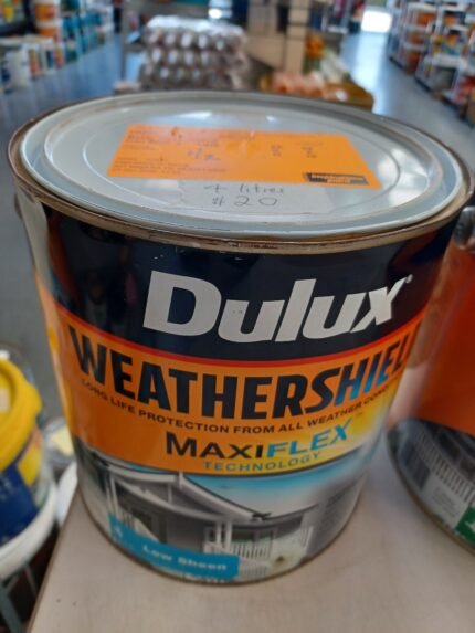 Dulux Weathershield - Paperbark - Low Sheen - 4 litres for $20