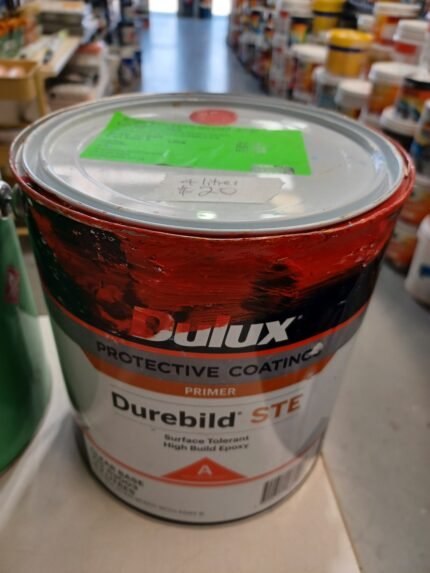 Dulux Durebild STE - 2 pack paint - Signal Red - 4 litres for $20