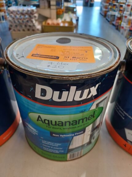 Dulux Aquanamel - Thunderbolt - Semi Gloss - 4 litres for $20